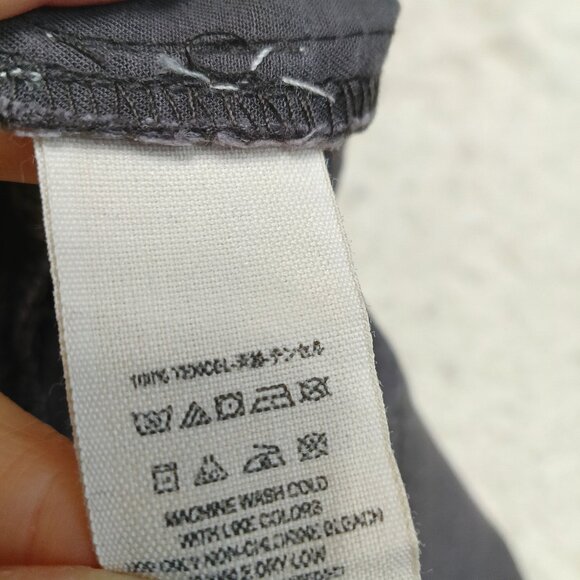 Free People Women's  Dark Grey Tencel Cargo Shorts Size 4 - Picture 7 of 7